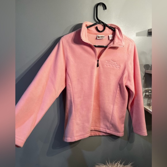 🎀Walt Disney World Wilderness Lodge Pink Quarter Zip Size Small - Picture 3 of 6